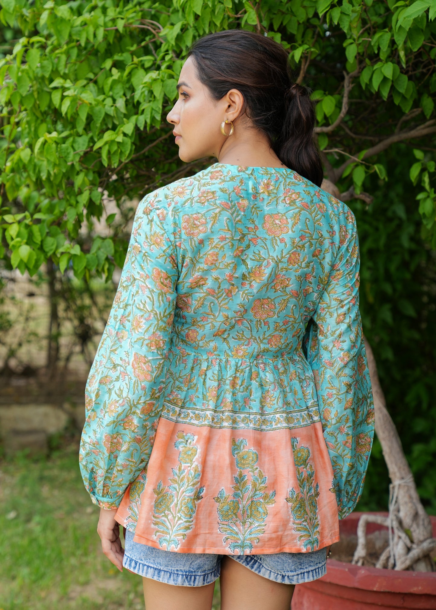 Hand Block Printed Ananya Blouse