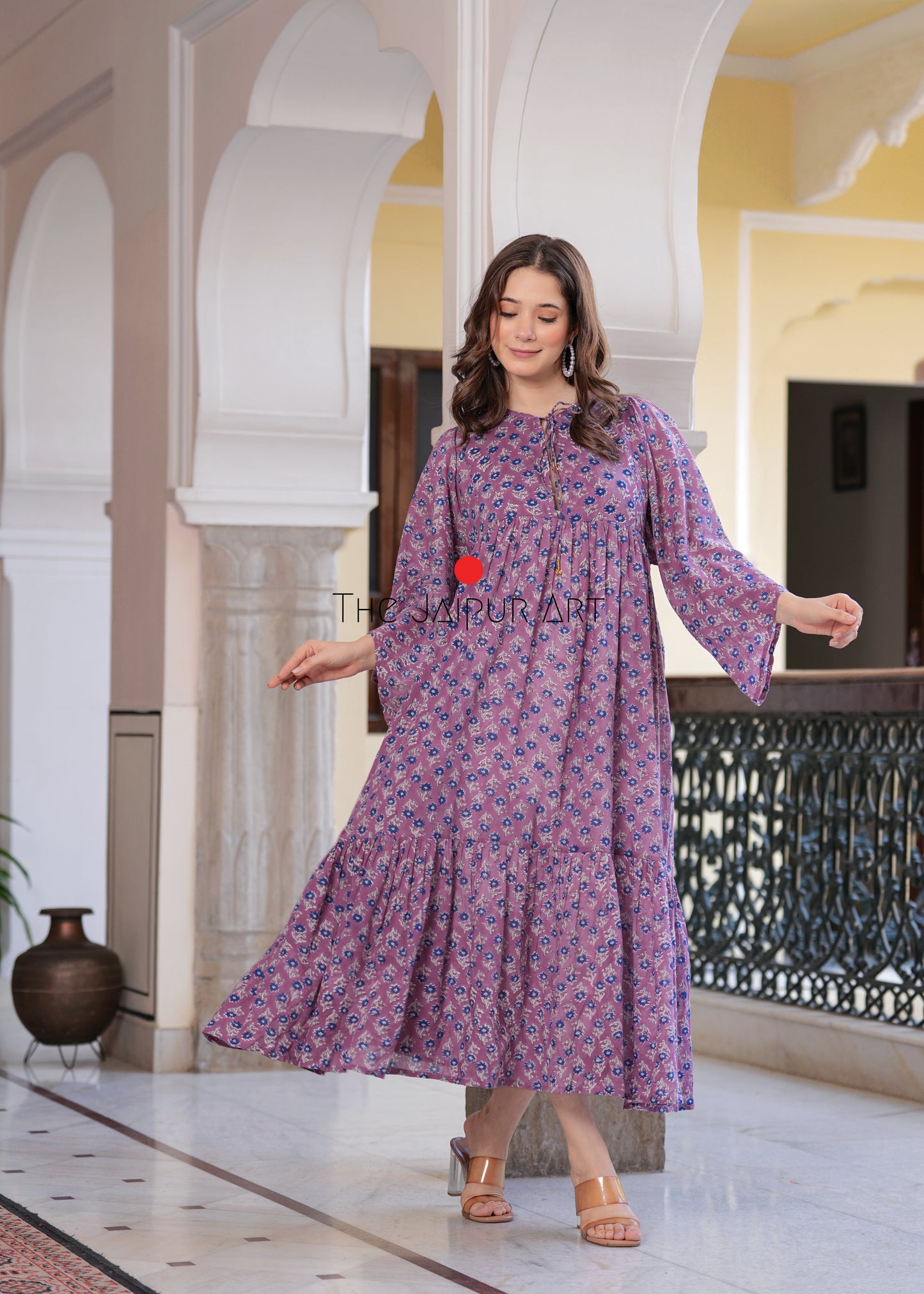 Orchid Midi Dress