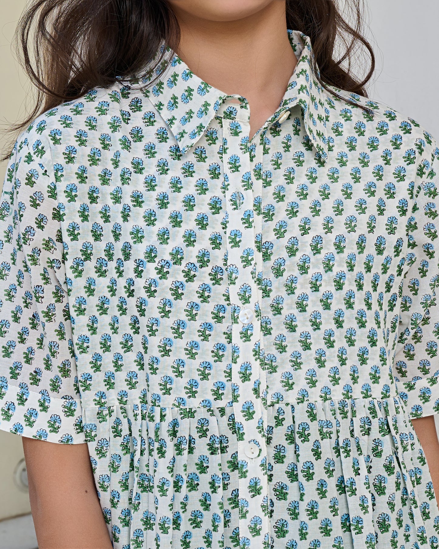 Block printed dresses