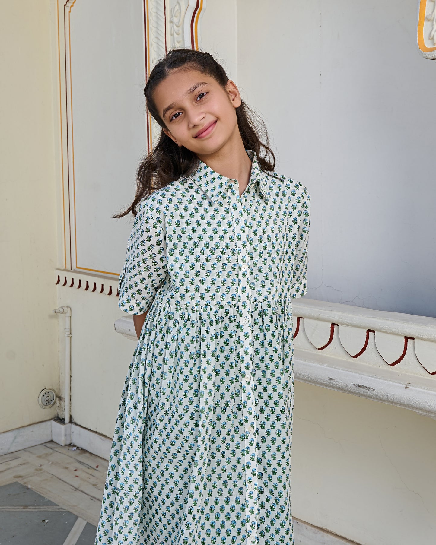 Block printed dresses