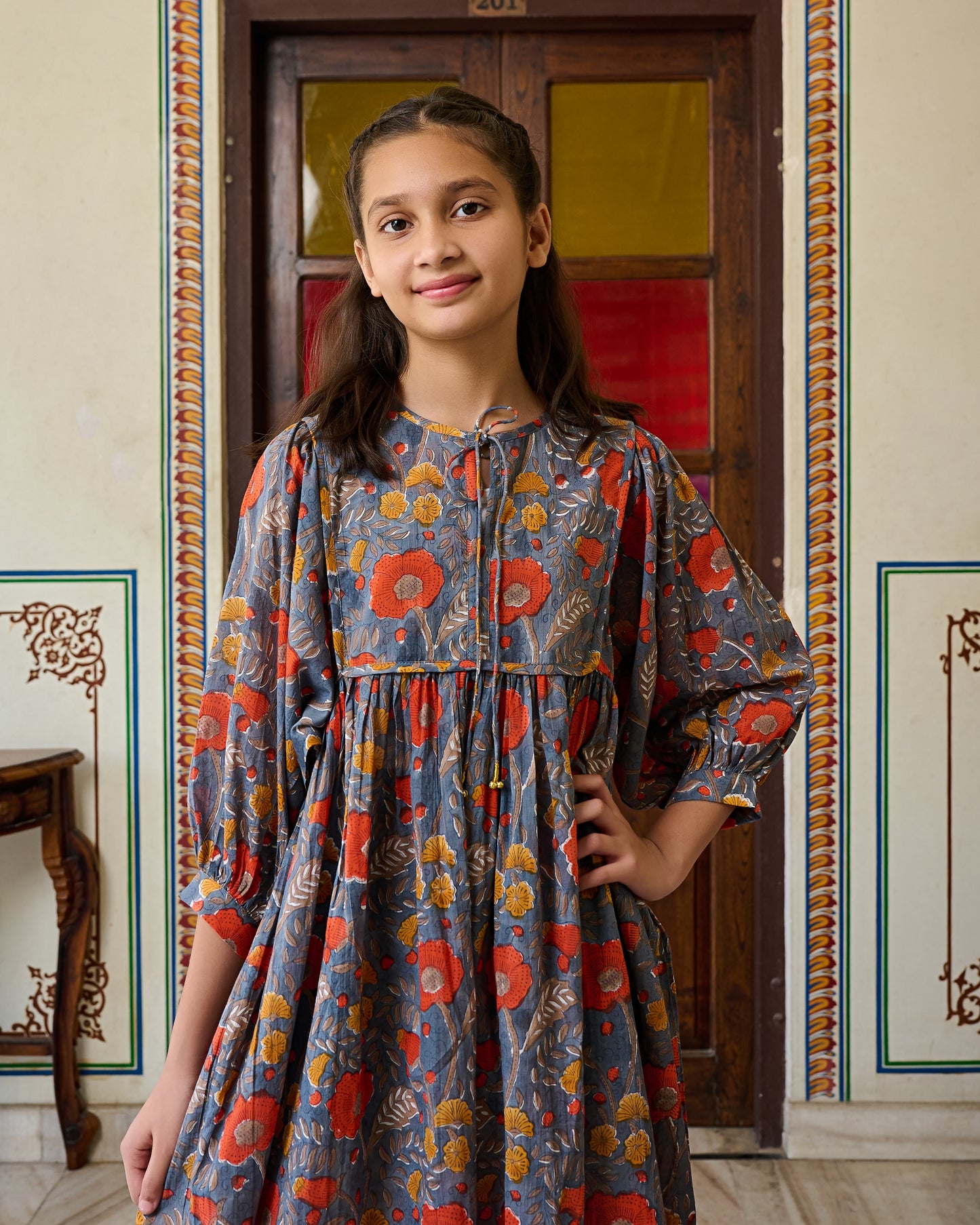 Block printed dresses