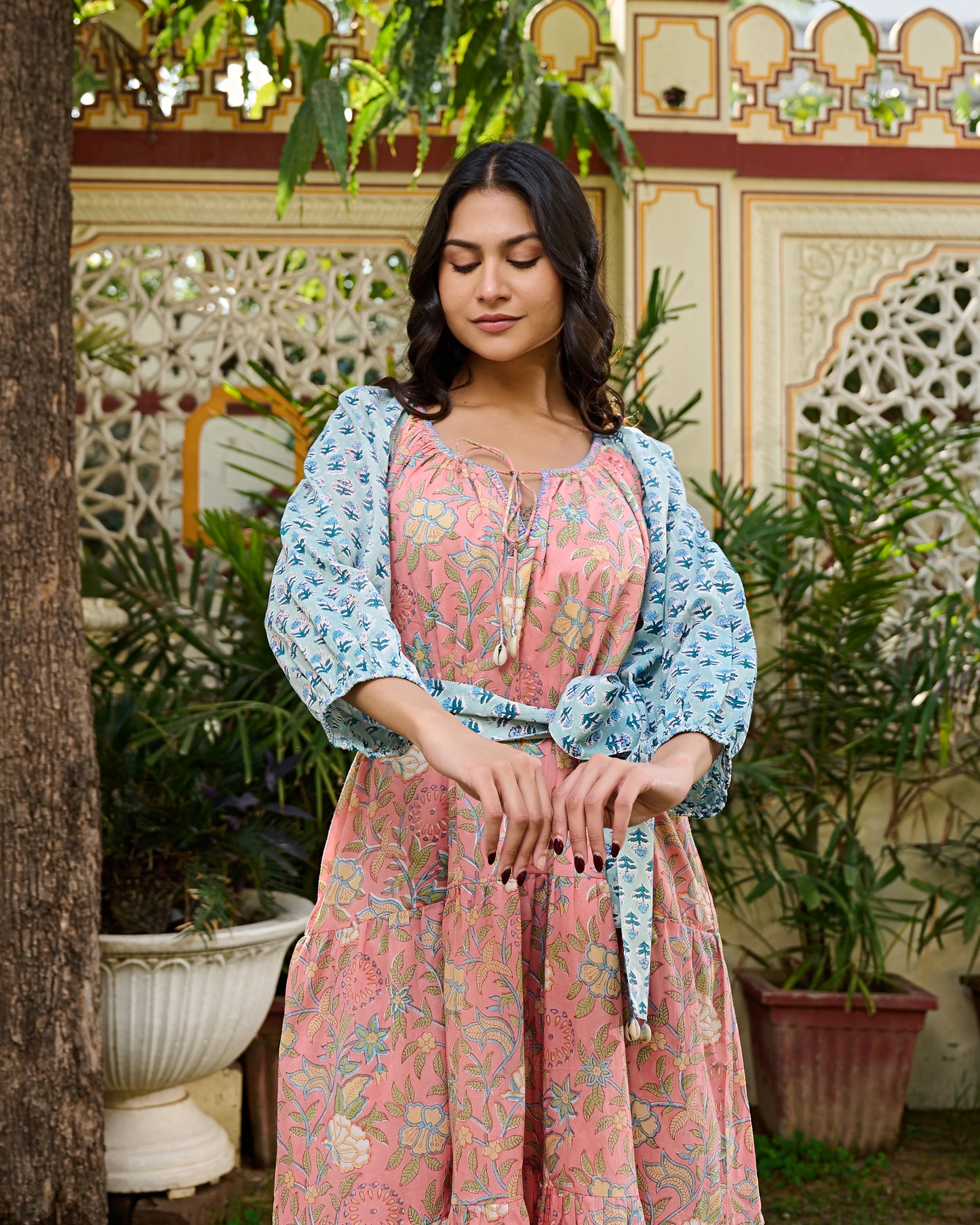 Block printed dresses
