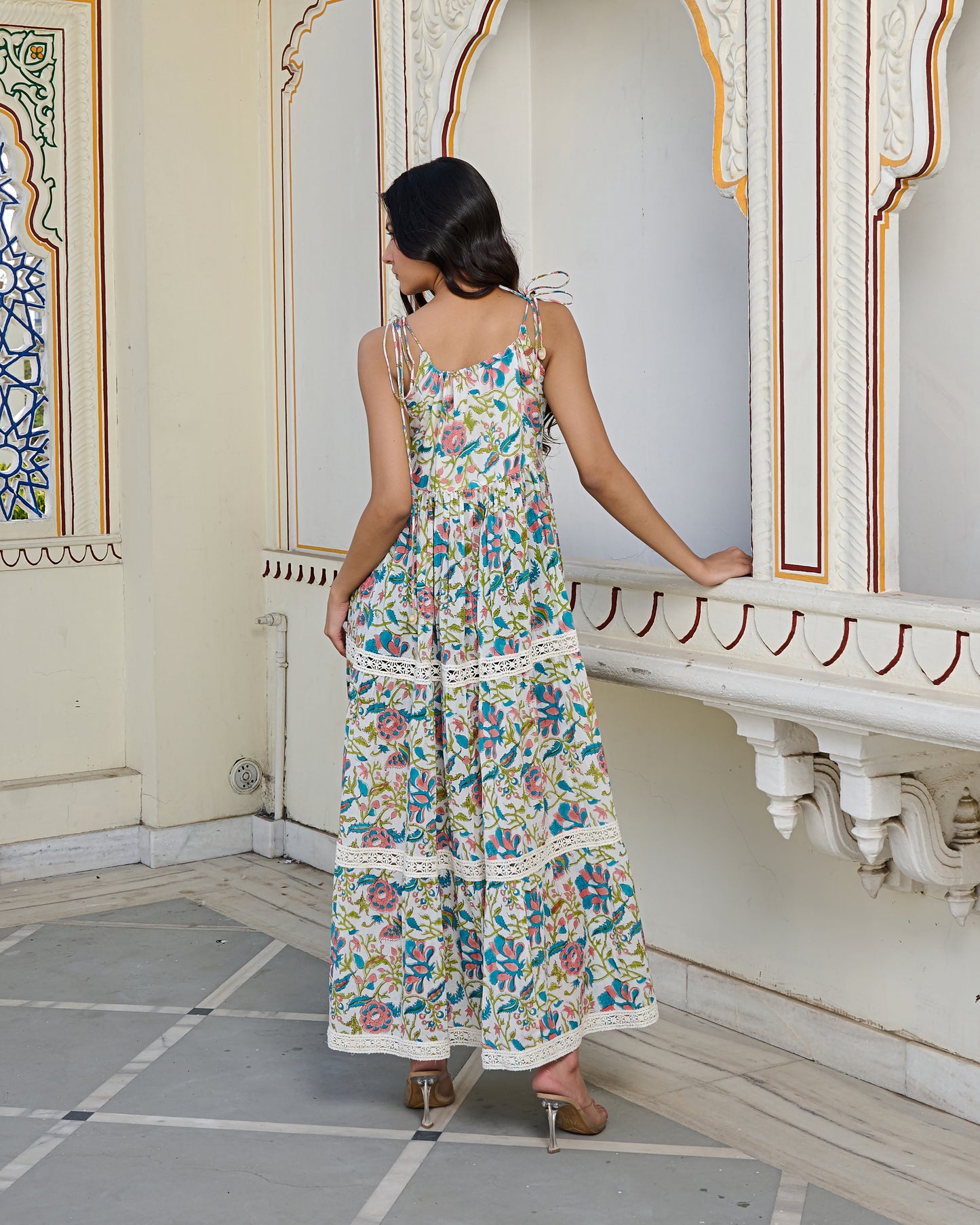 Block printed dresses
