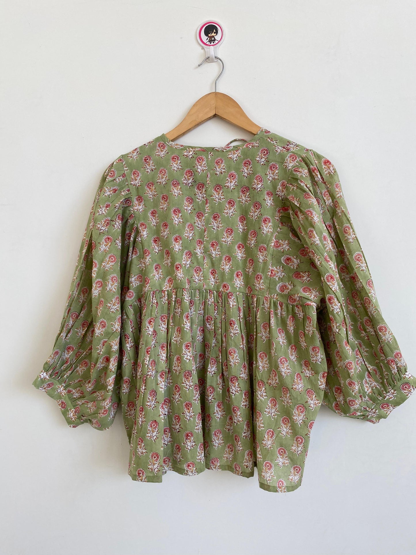 Hand Block printed Cotton paisley Tops