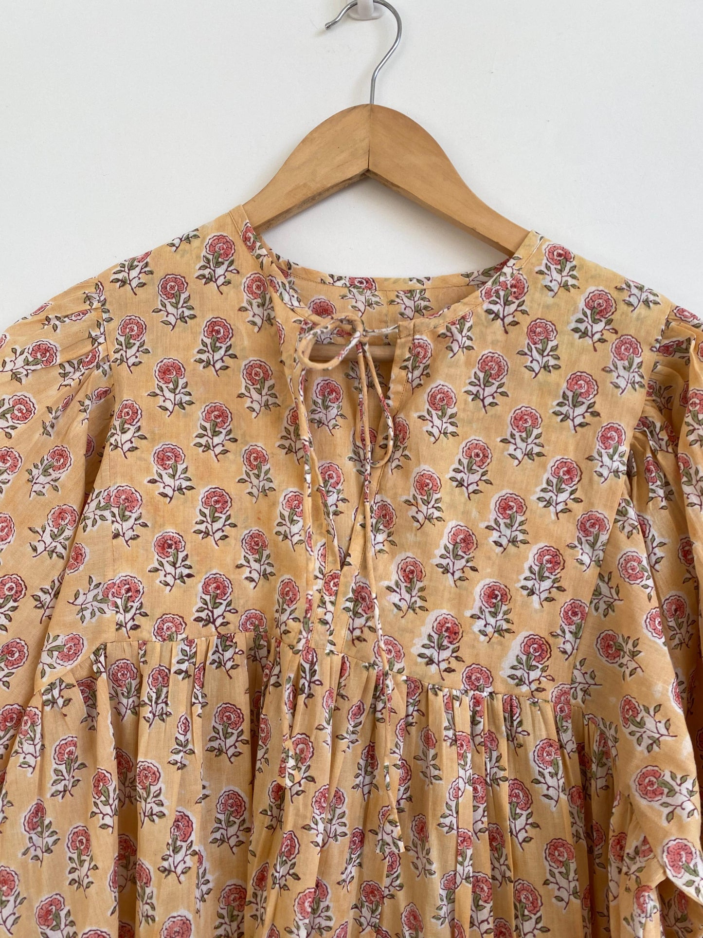 Hand Block printed Cotton paisley Tops
