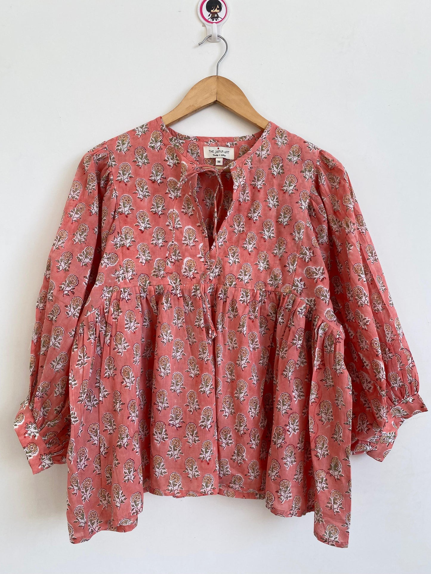 Hand Block printed Cotton paisley Tops