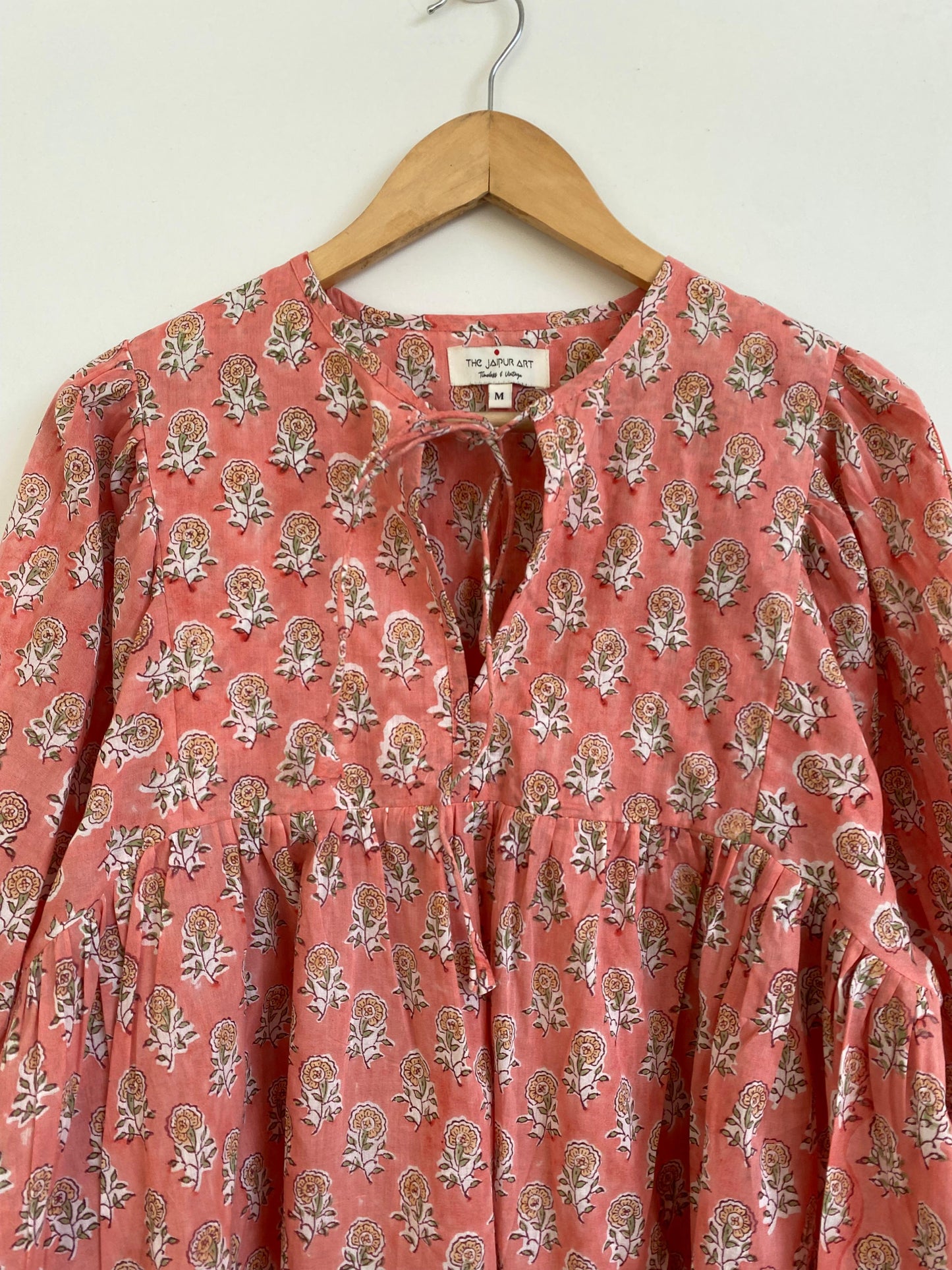 Hand Block printed Cotton paisley Tops