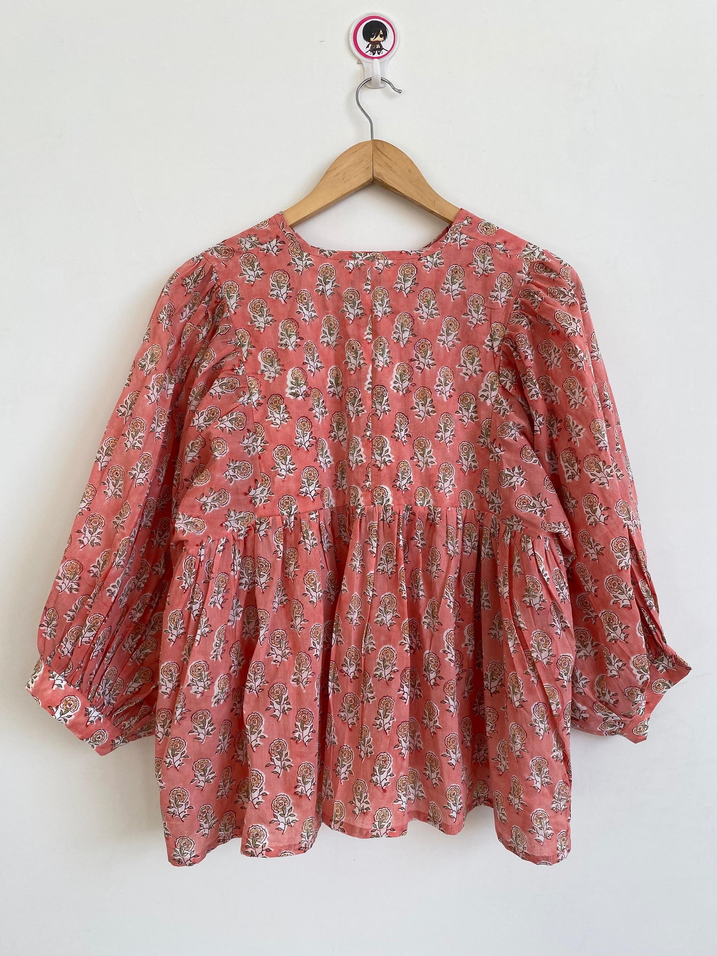 Hand Block printed Cotton paisley Tops