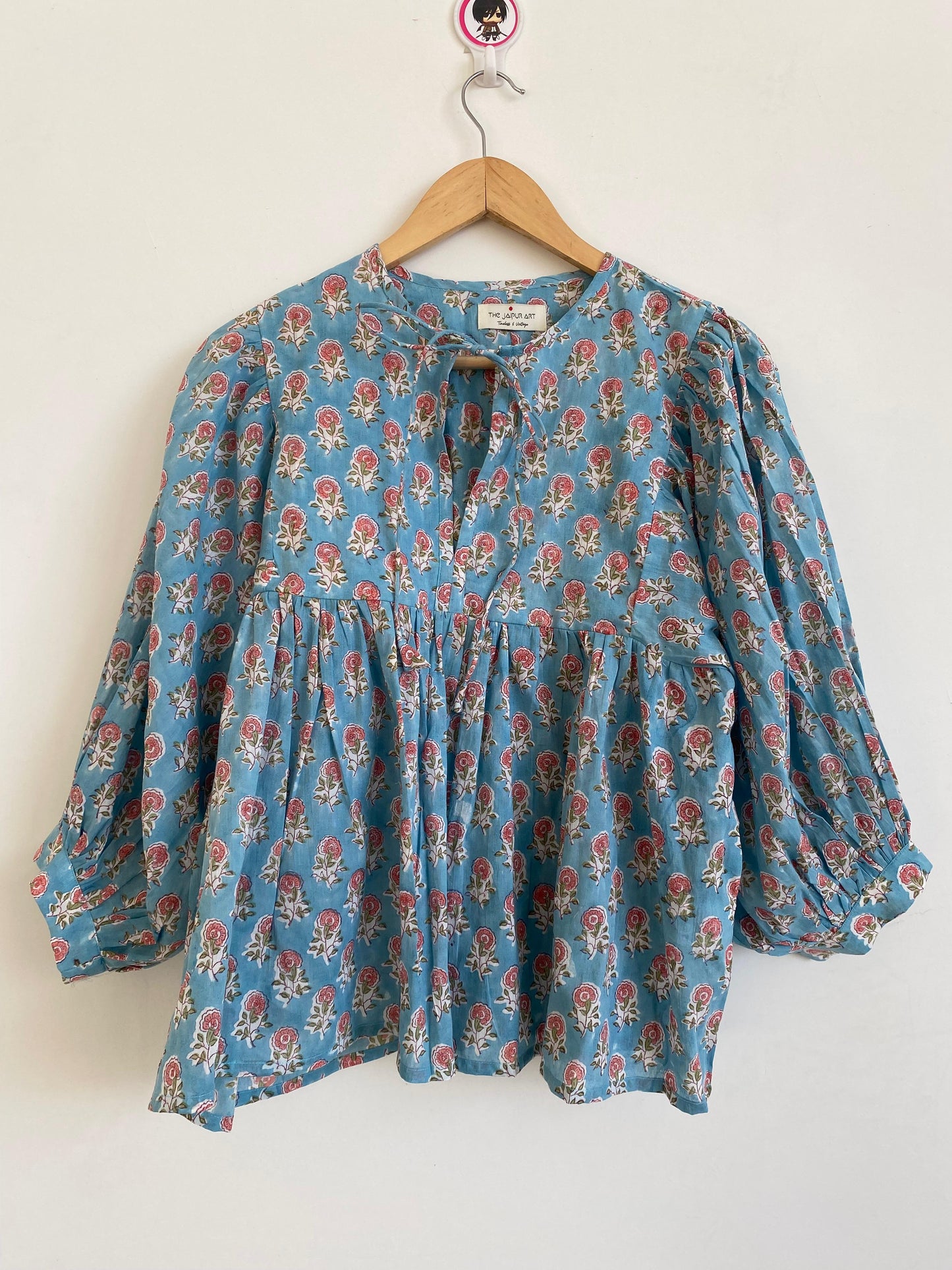 Hand Block printed Cotton paisley Tops