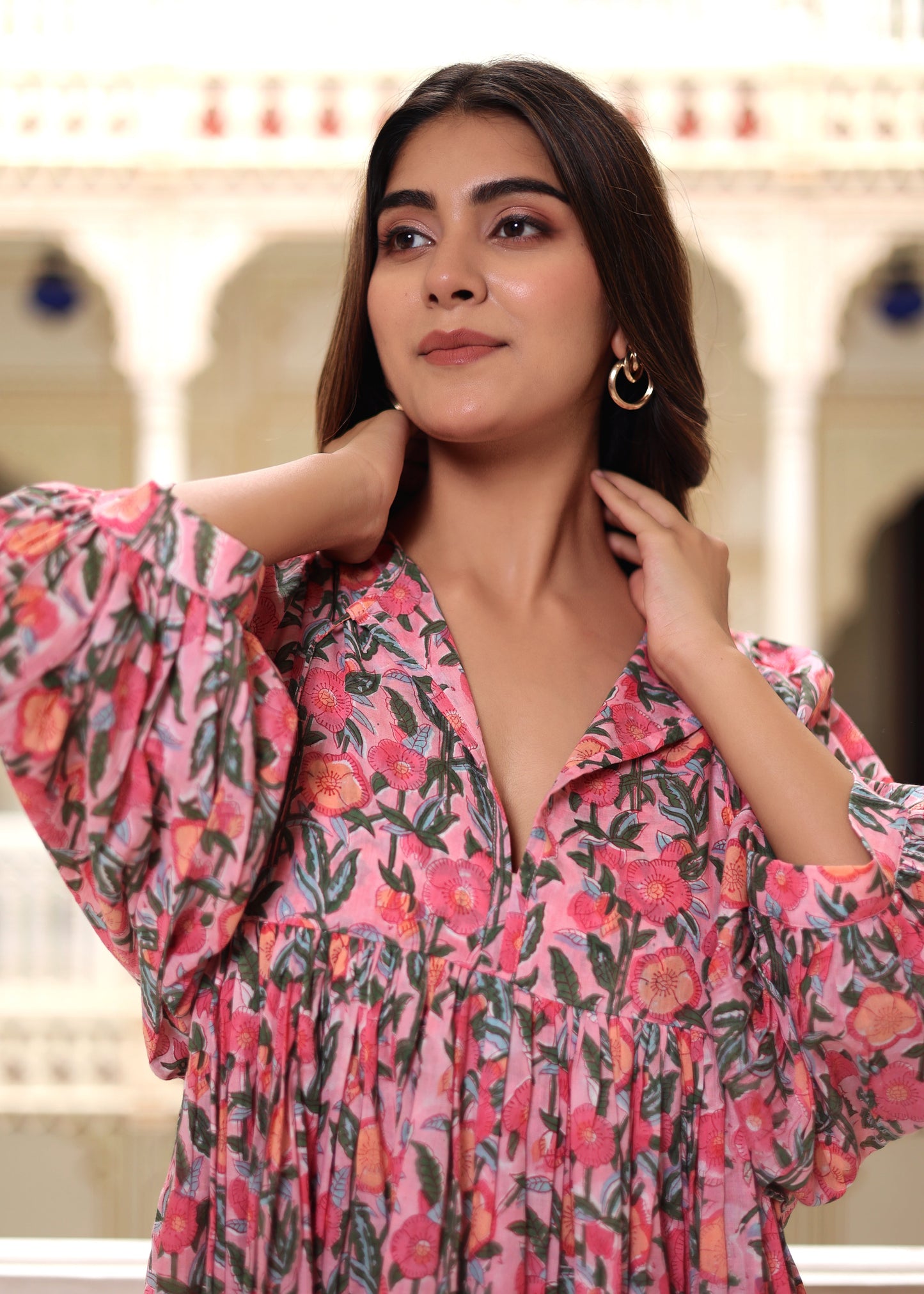 Emilie Midi Blush Pink