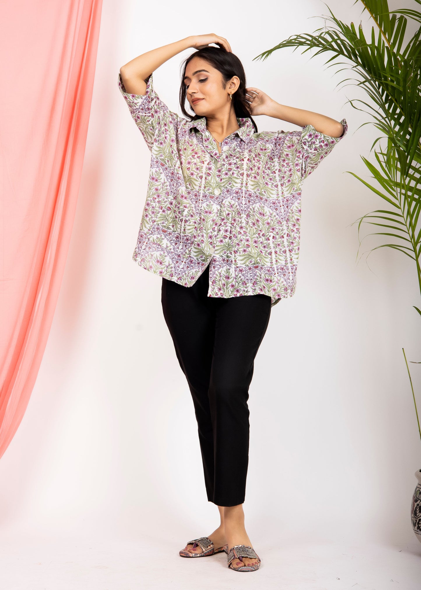 Beautiful Floral Print Suzie Shirt