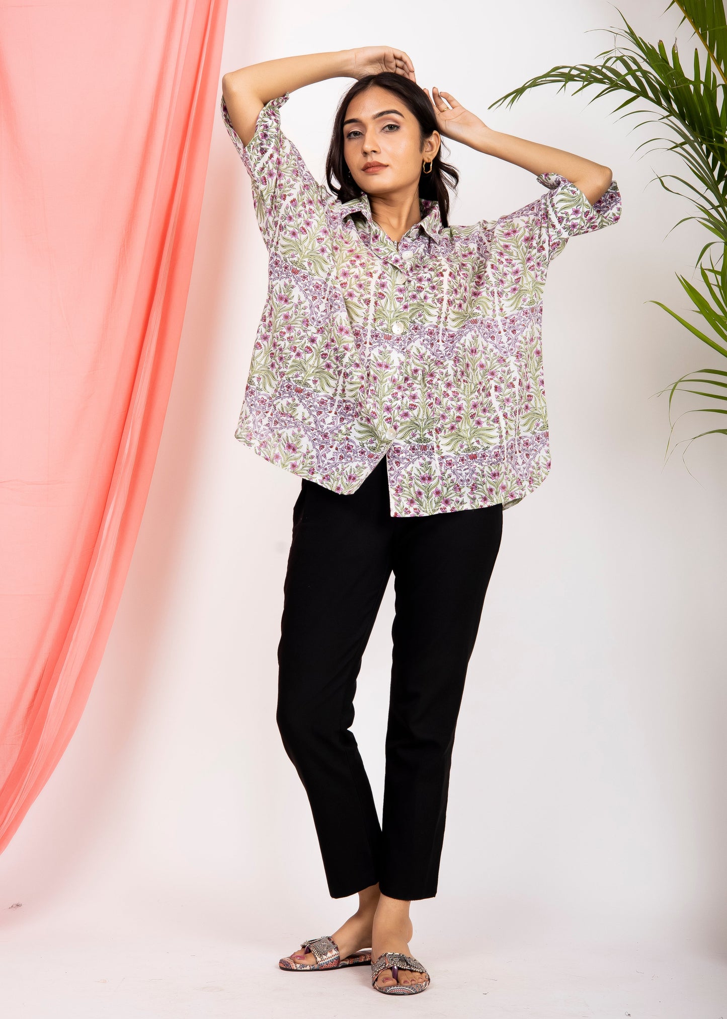 Beautiful Floral Print Suzie Shirt