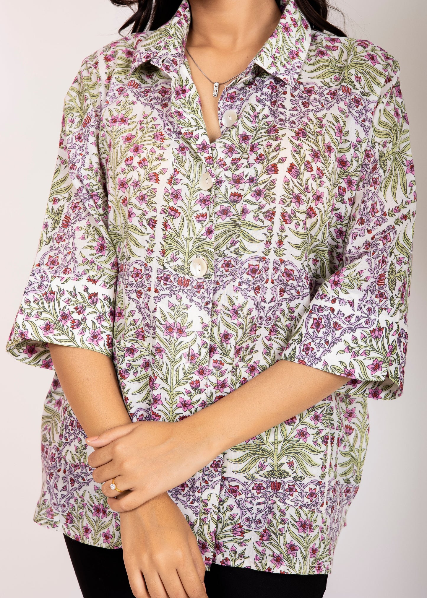 Beautiful Floral Print Suzie Shirt