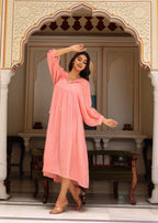 Suhani Gauze Midi~ Cotton women dress