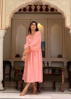 Suhani Gauze Midi~ Cotton women dress