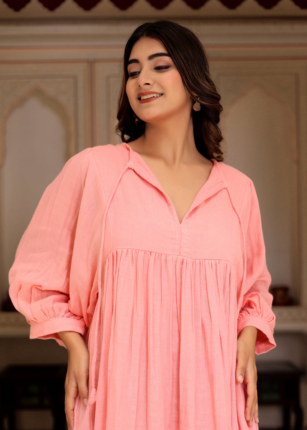 Suhani Gauze Midi~ Cotton women dress