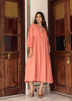 Suhani Gauze Midi~ Cotton women dress