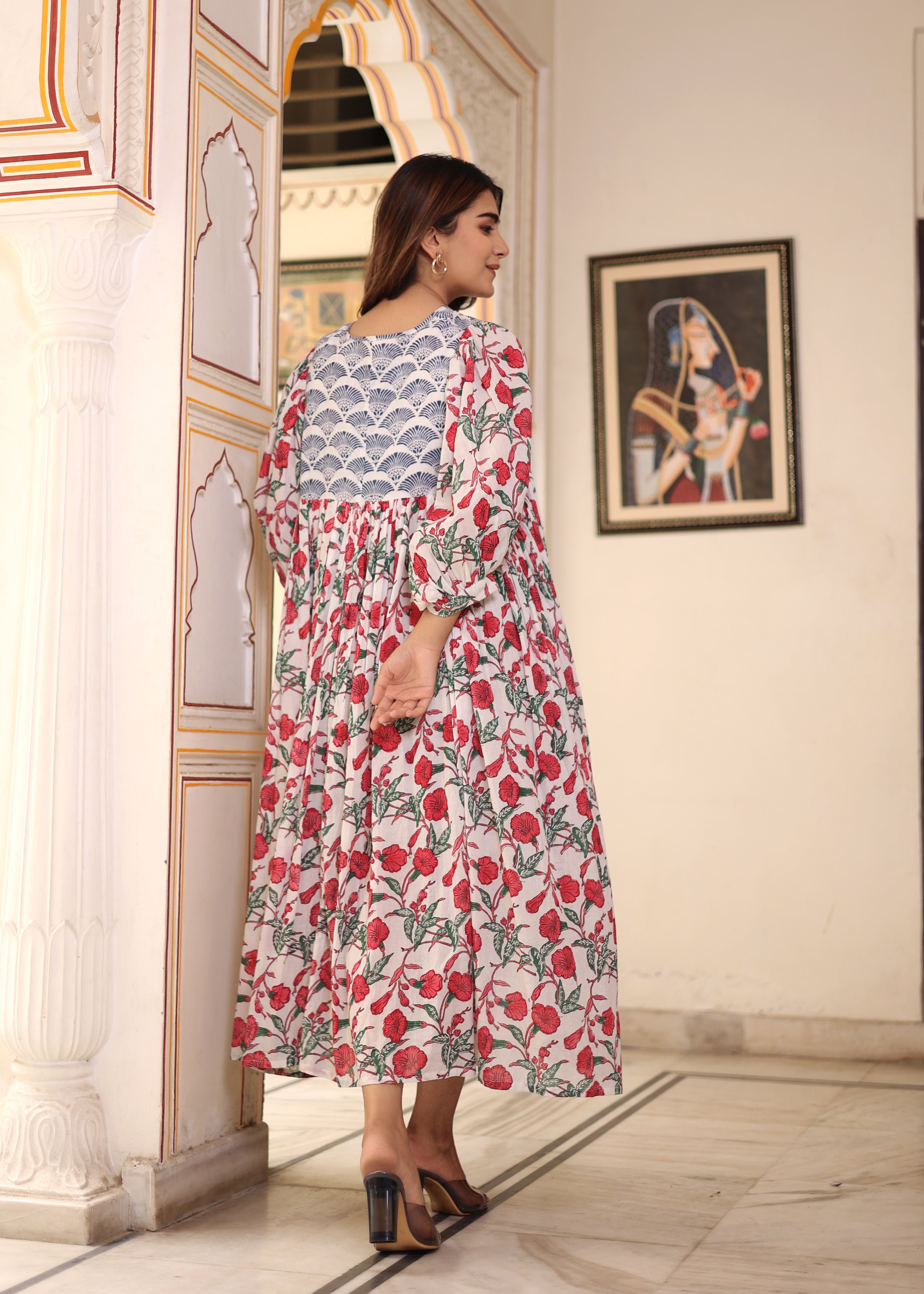 Cotton summer midi Dress