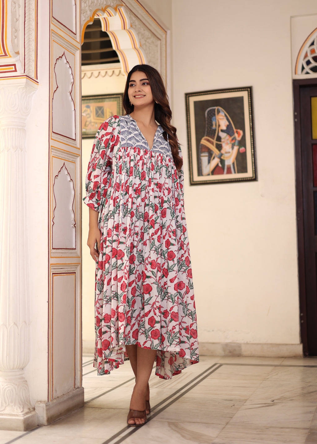 Cotton summer midi Dress