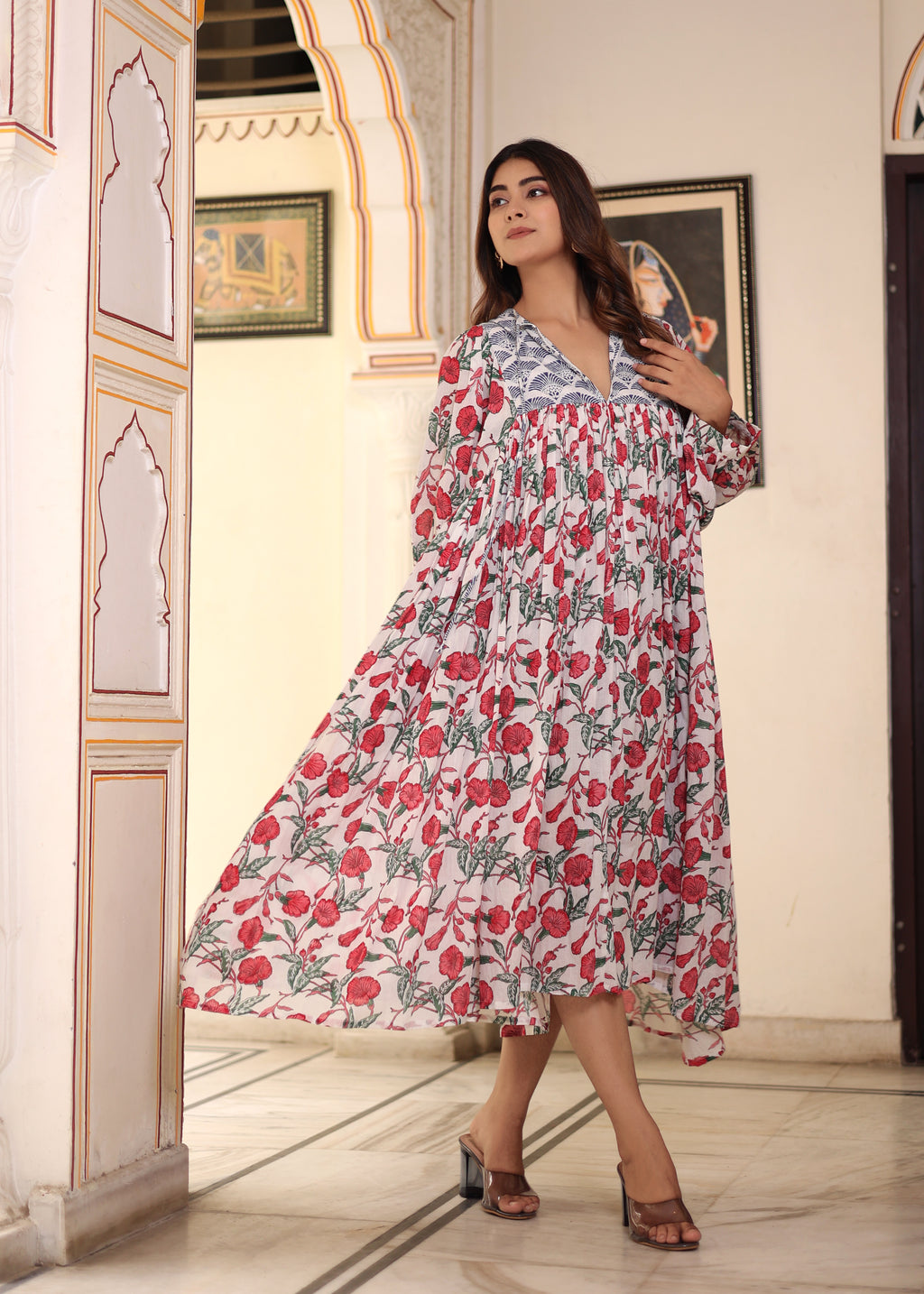 Cotton summer midi Dress