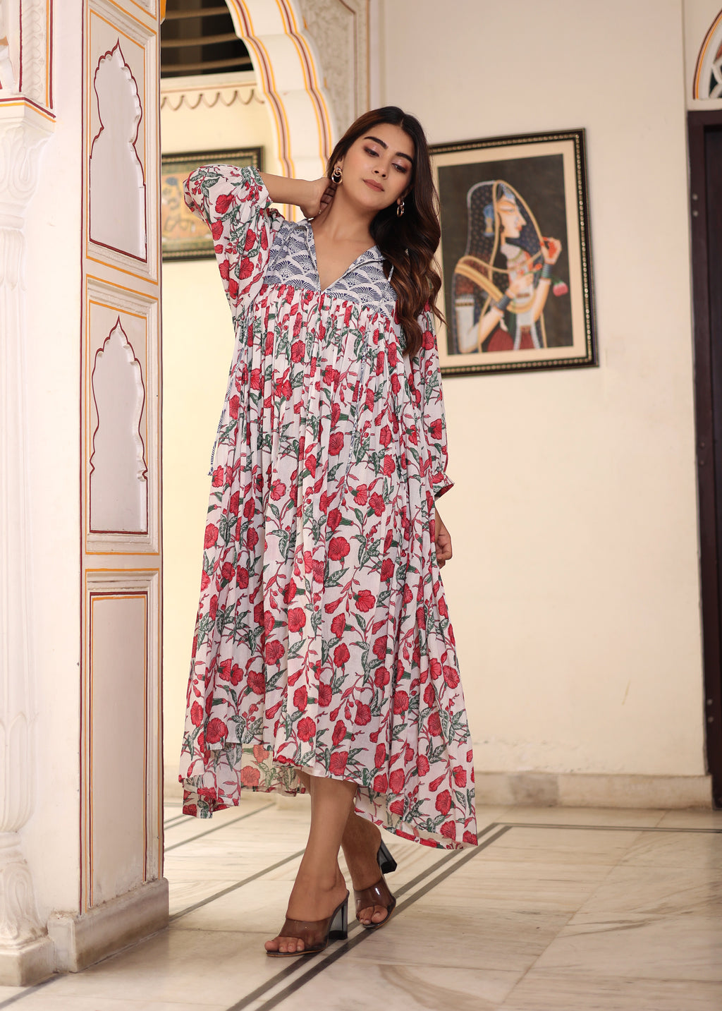 Cotton summer midi Dress