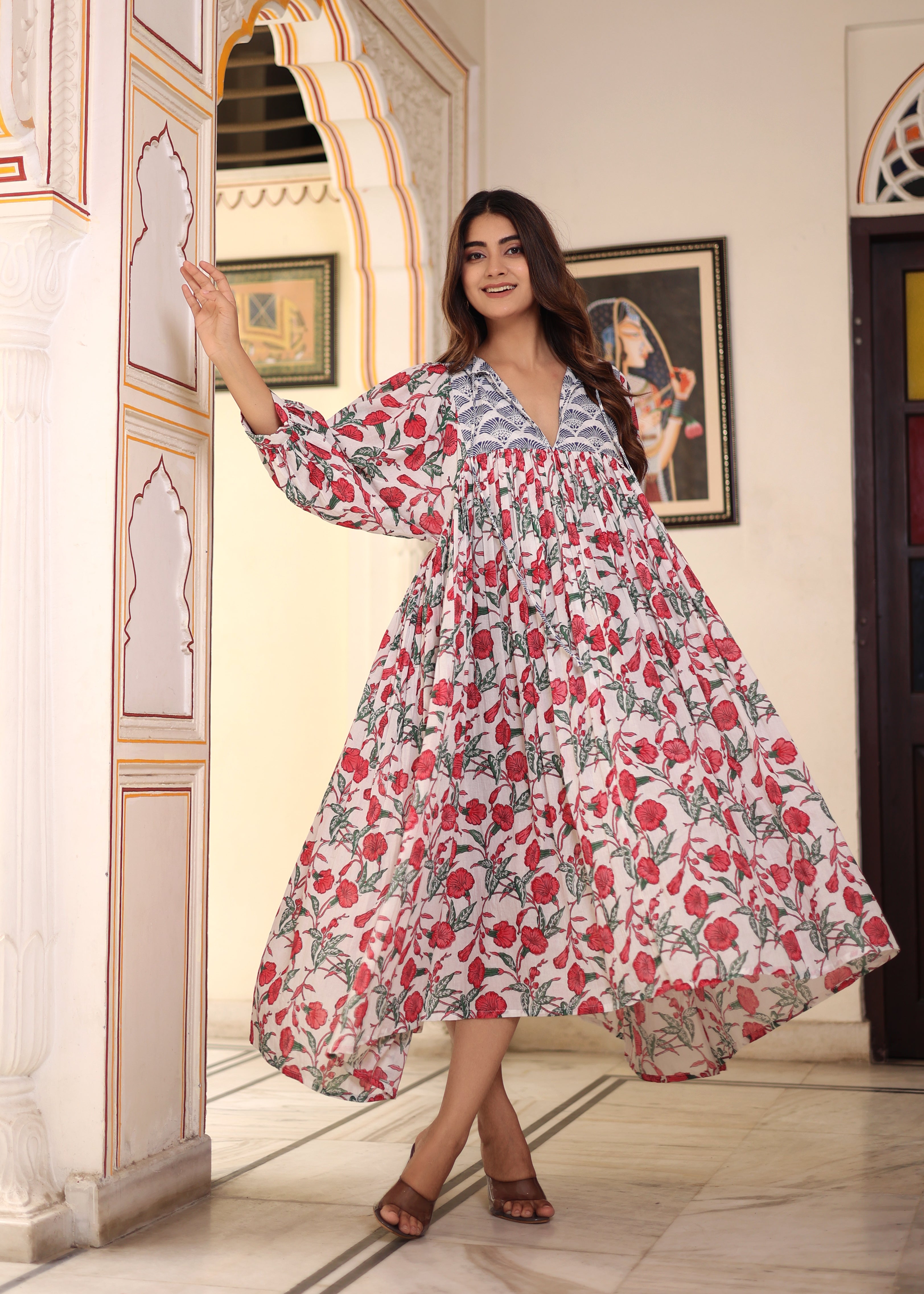 Cotton summer midi Dress