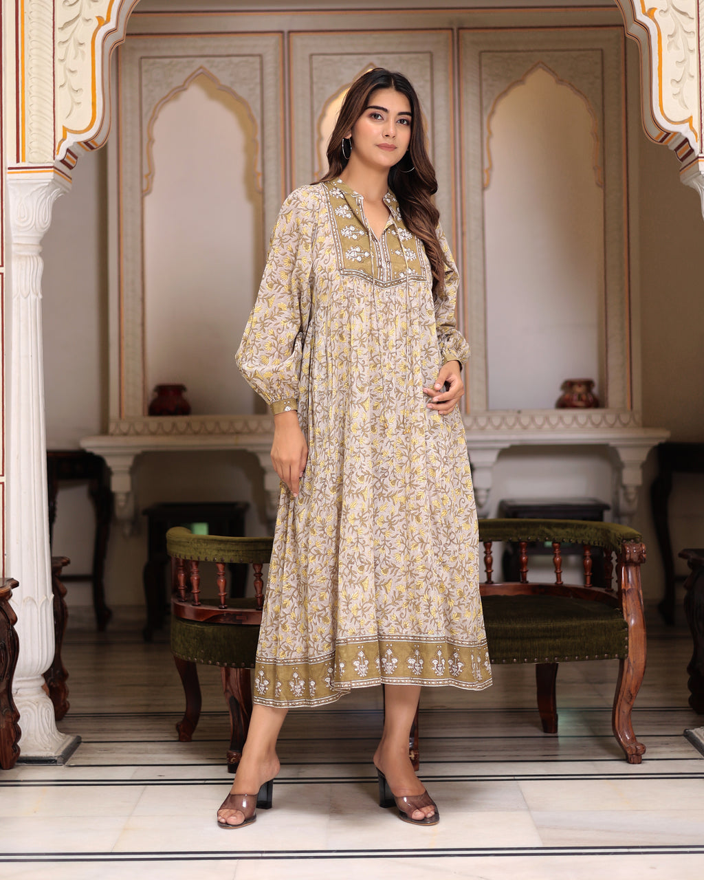 Cotton summer midi Dress