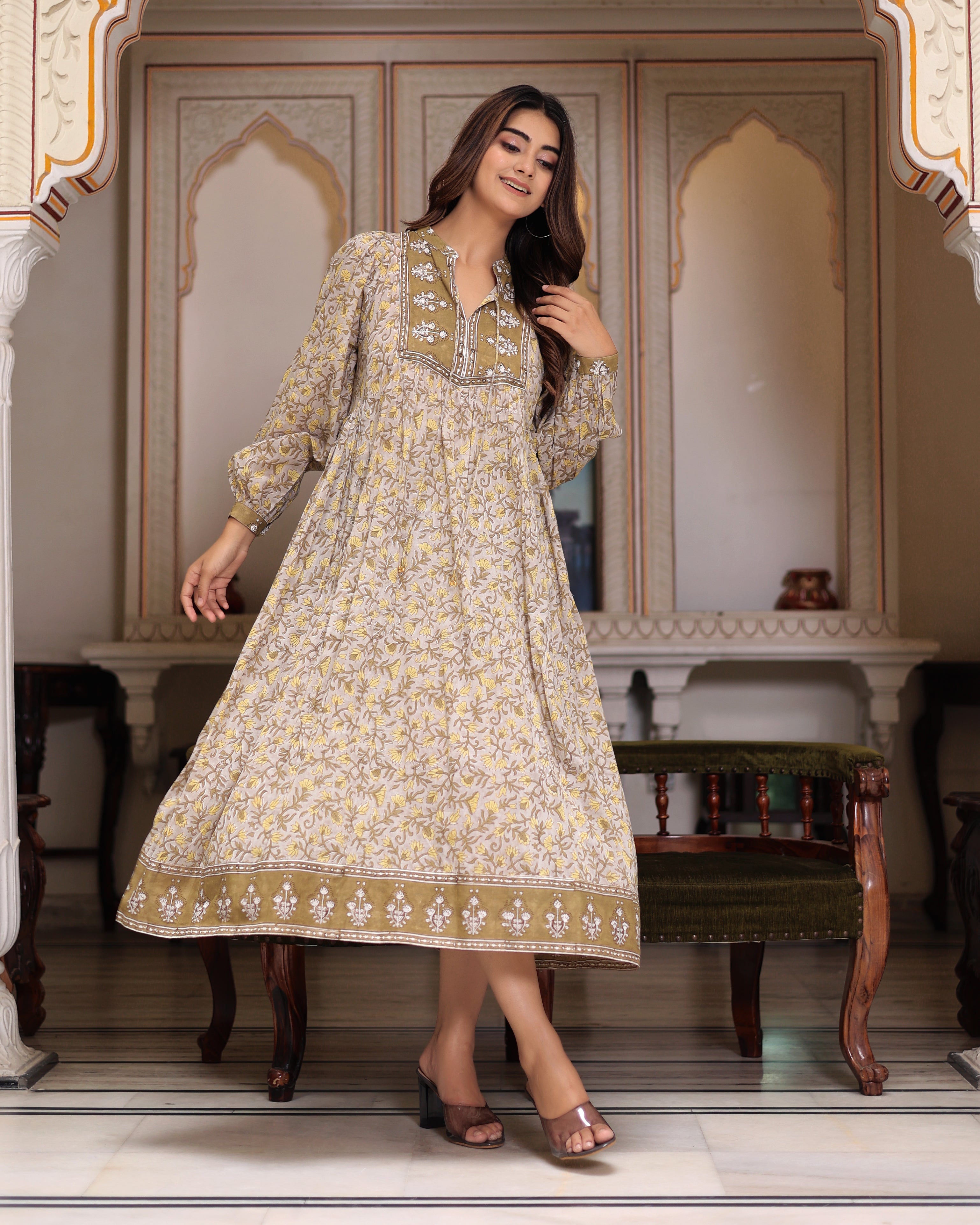 Cotton summer midi Dress