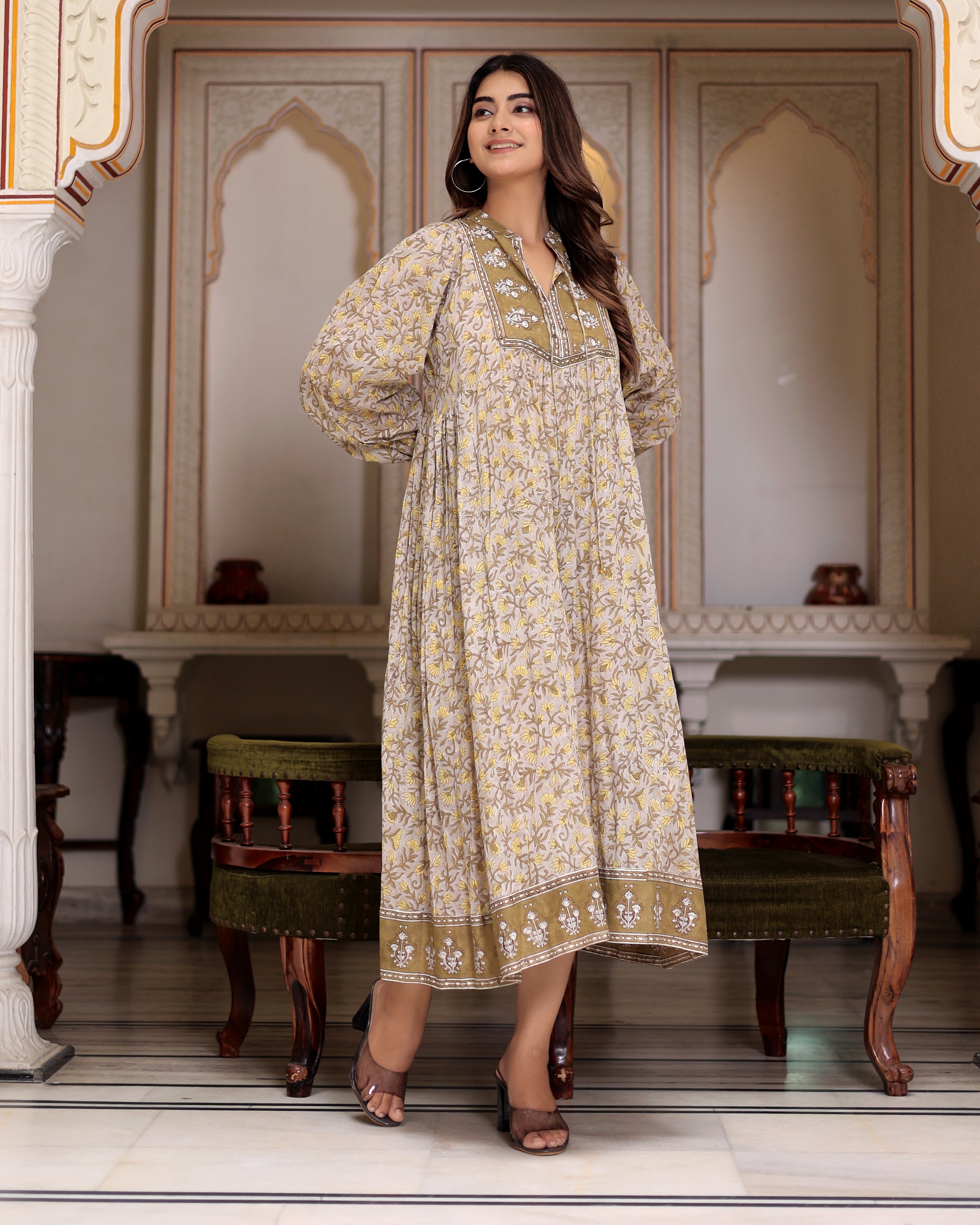 Cotton summer midi Dress