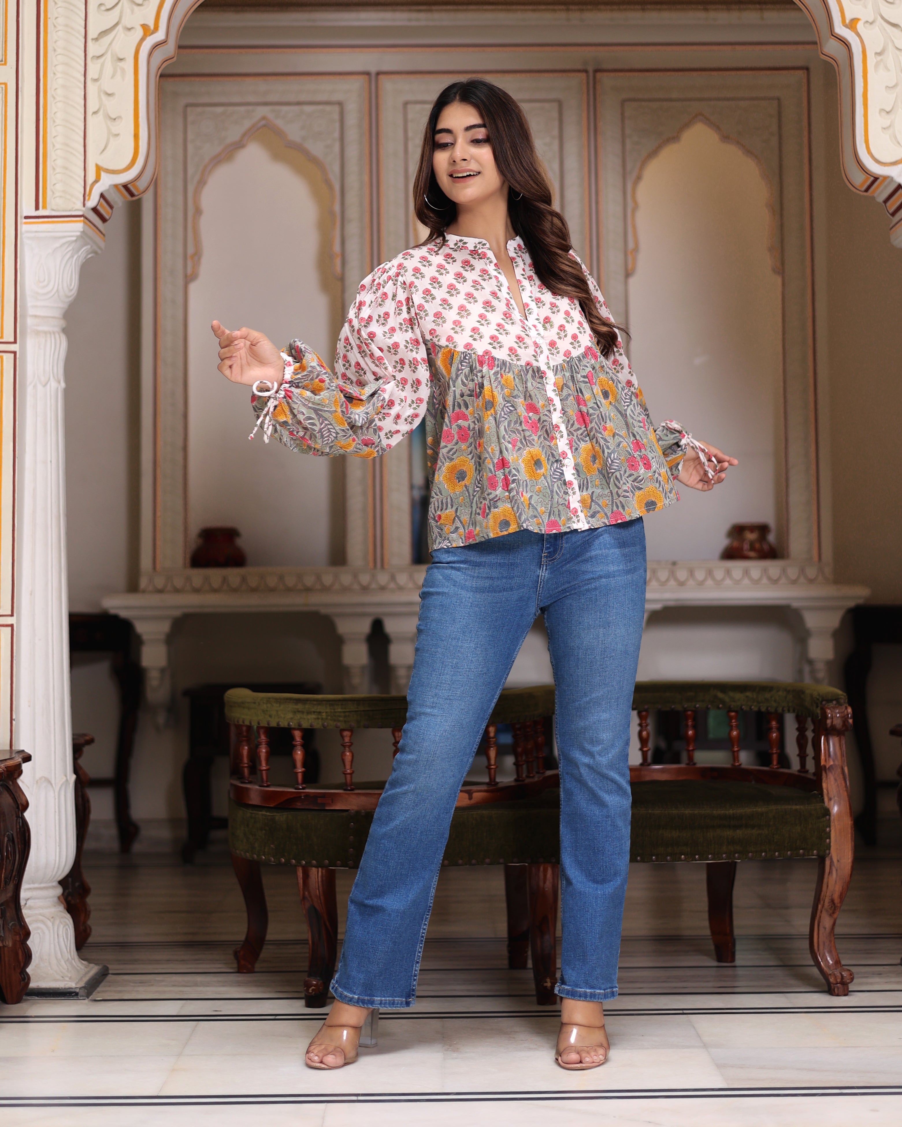 Introducing Beautiful Hand Block Printed Bliss Blouse