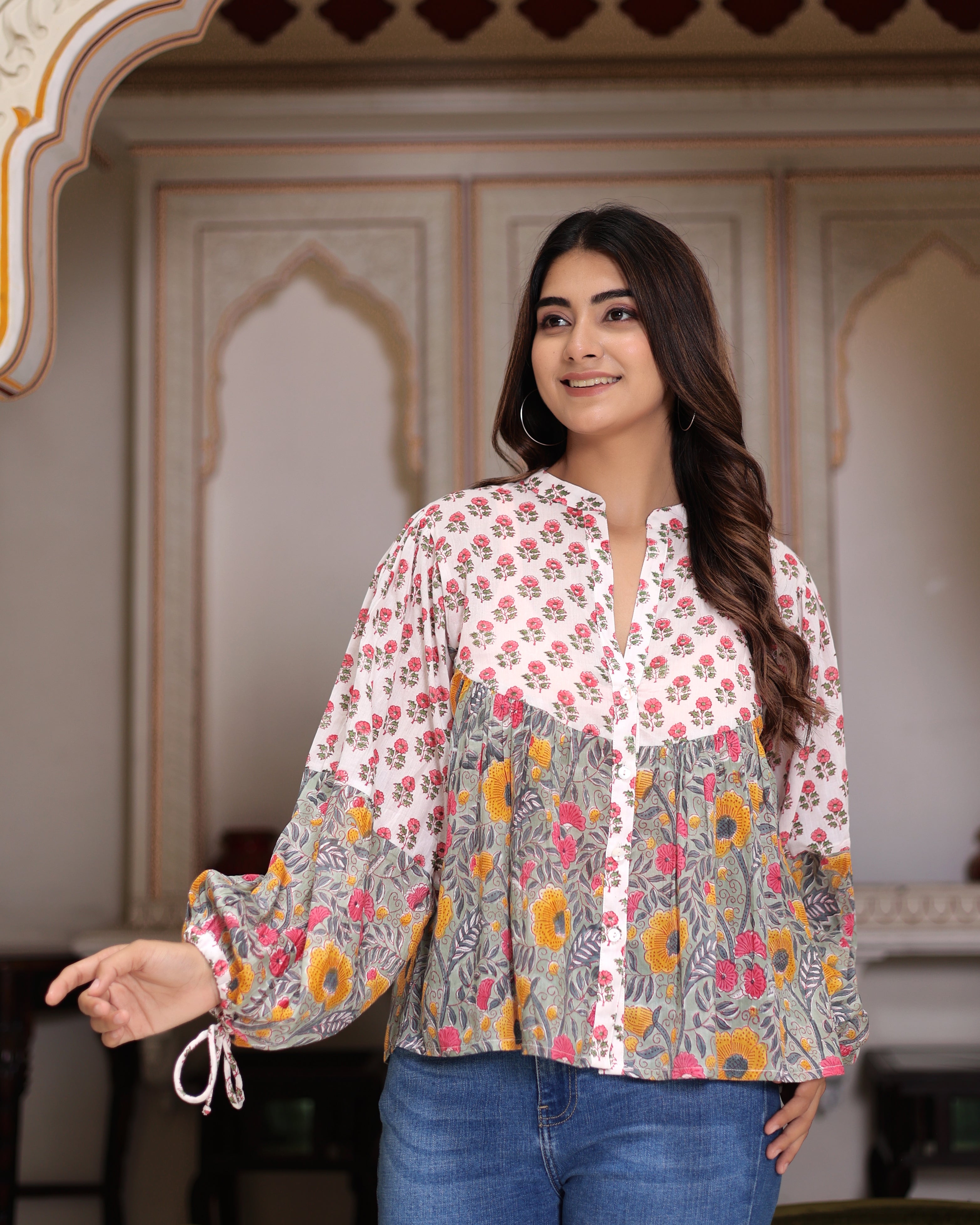 Introducing Beautiful Hand Block Printed Bliss Blouse