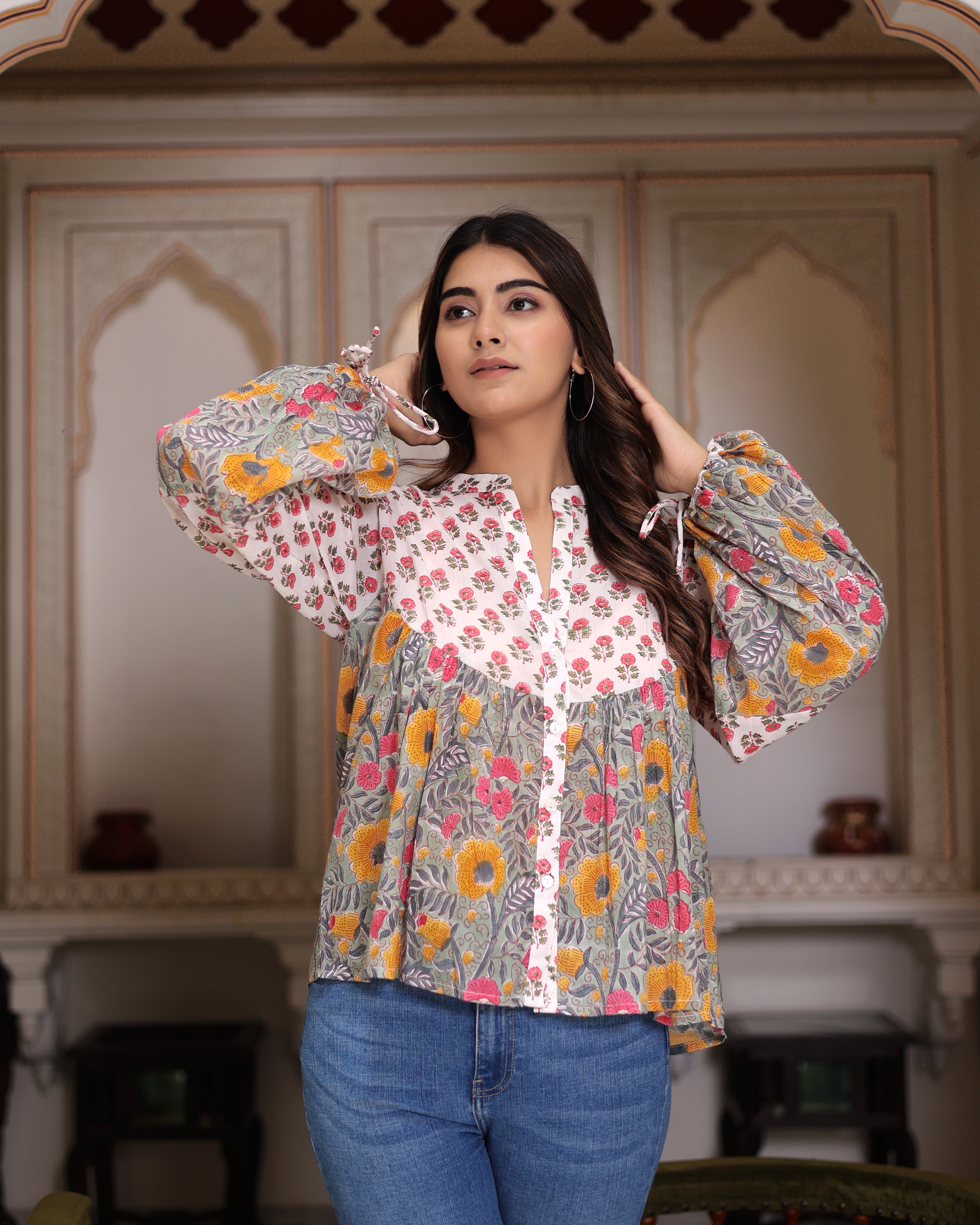 Introducing Beautiful Hand Block Printed Bliss Blouse
