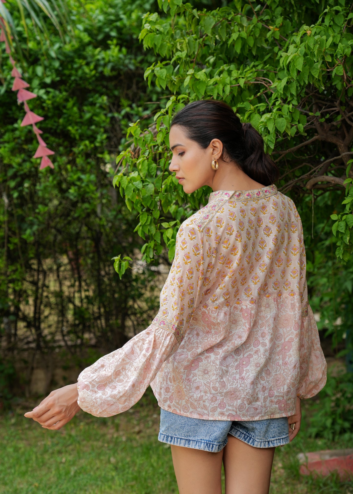 Beautiful Hand Block Printed Zara Blouse