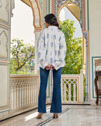 Elegant Hand Block Printed Cotton Top