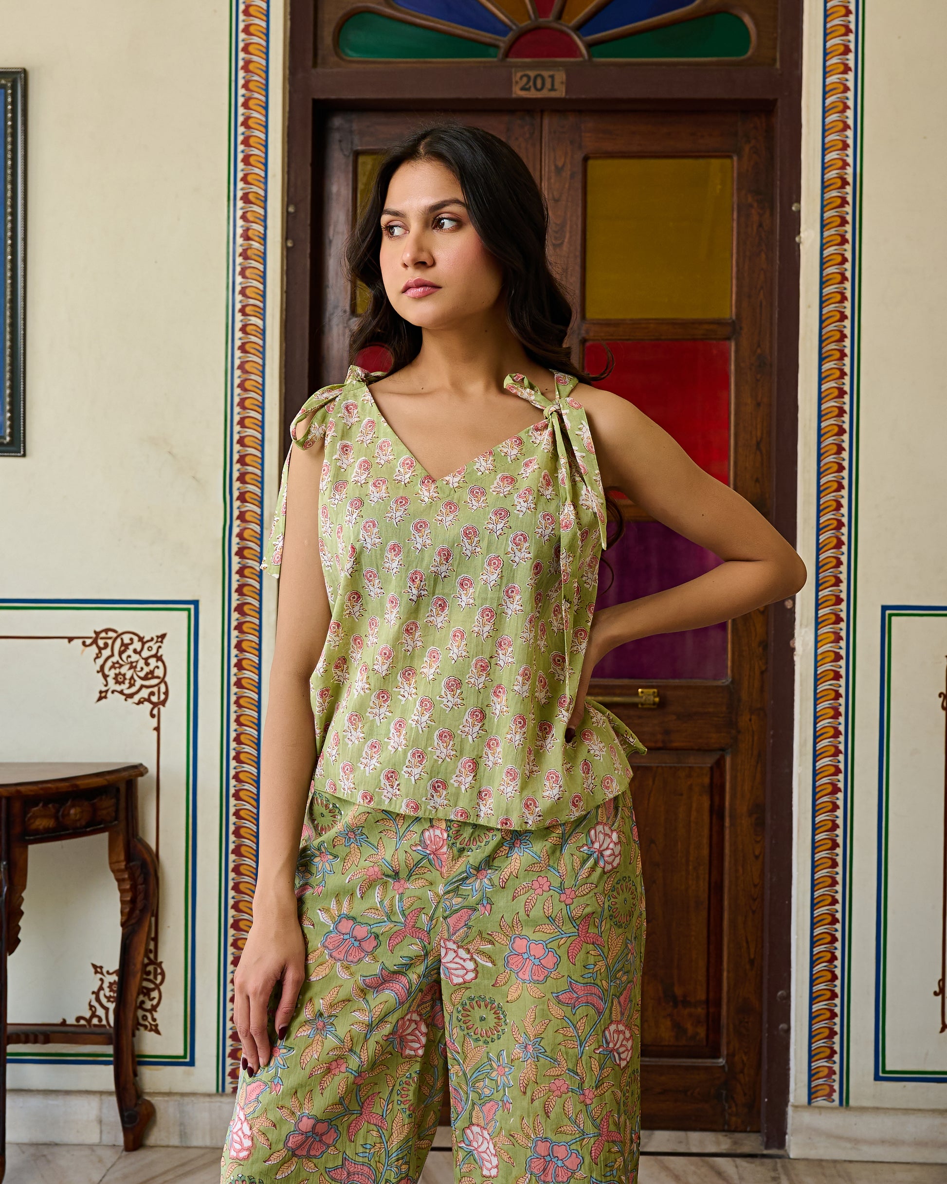Block printed dresses