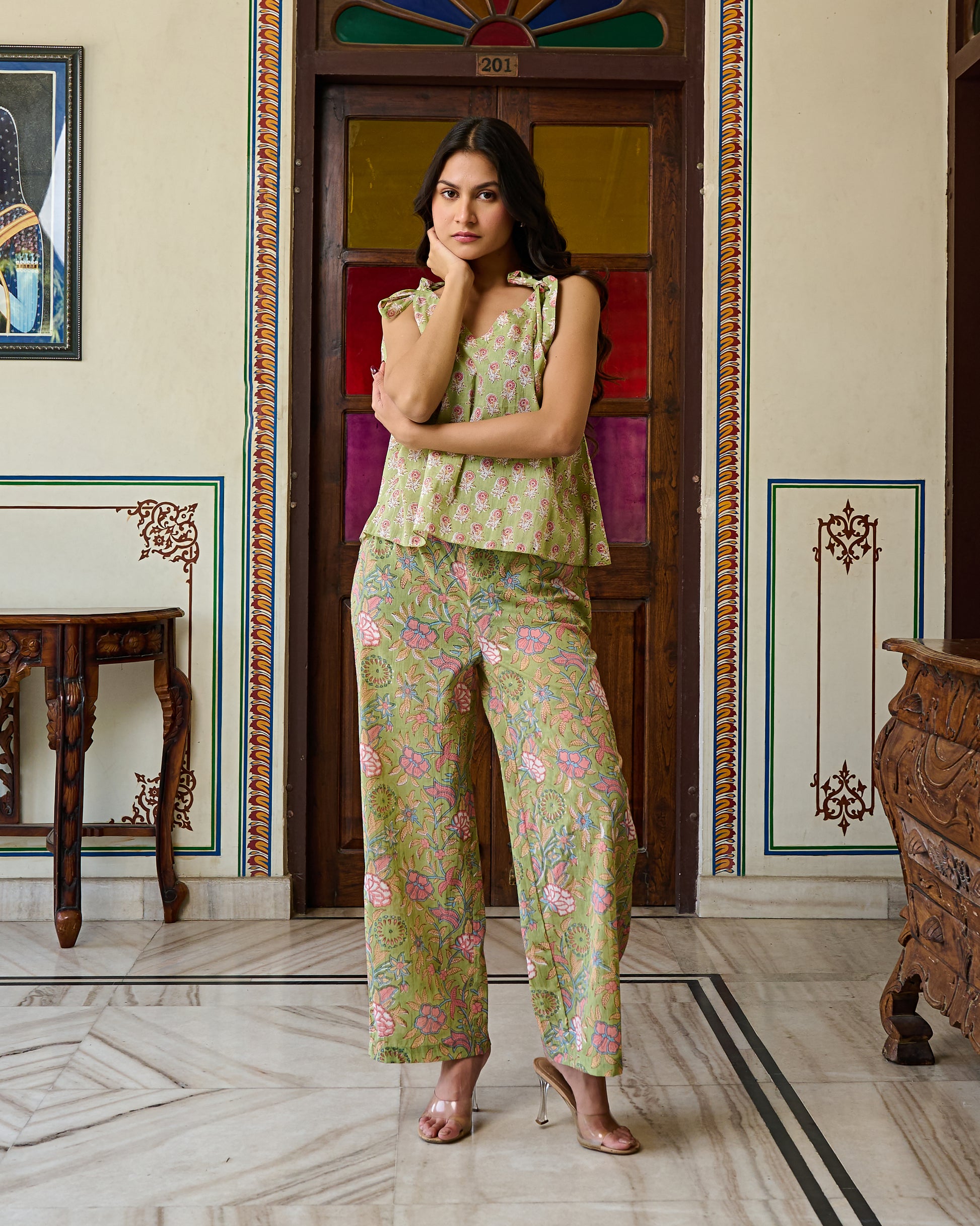 Block printed dresses