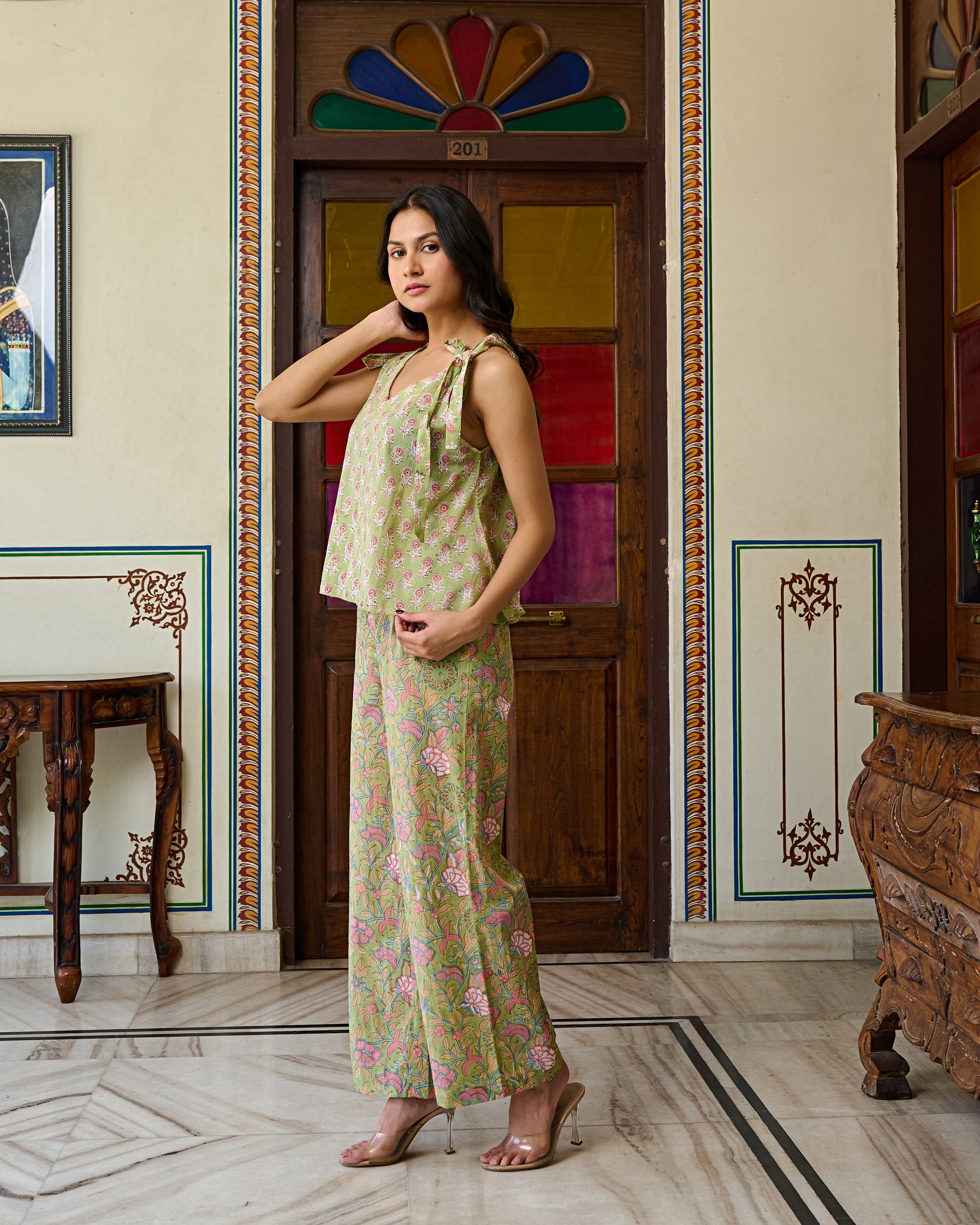 Block printed dresses