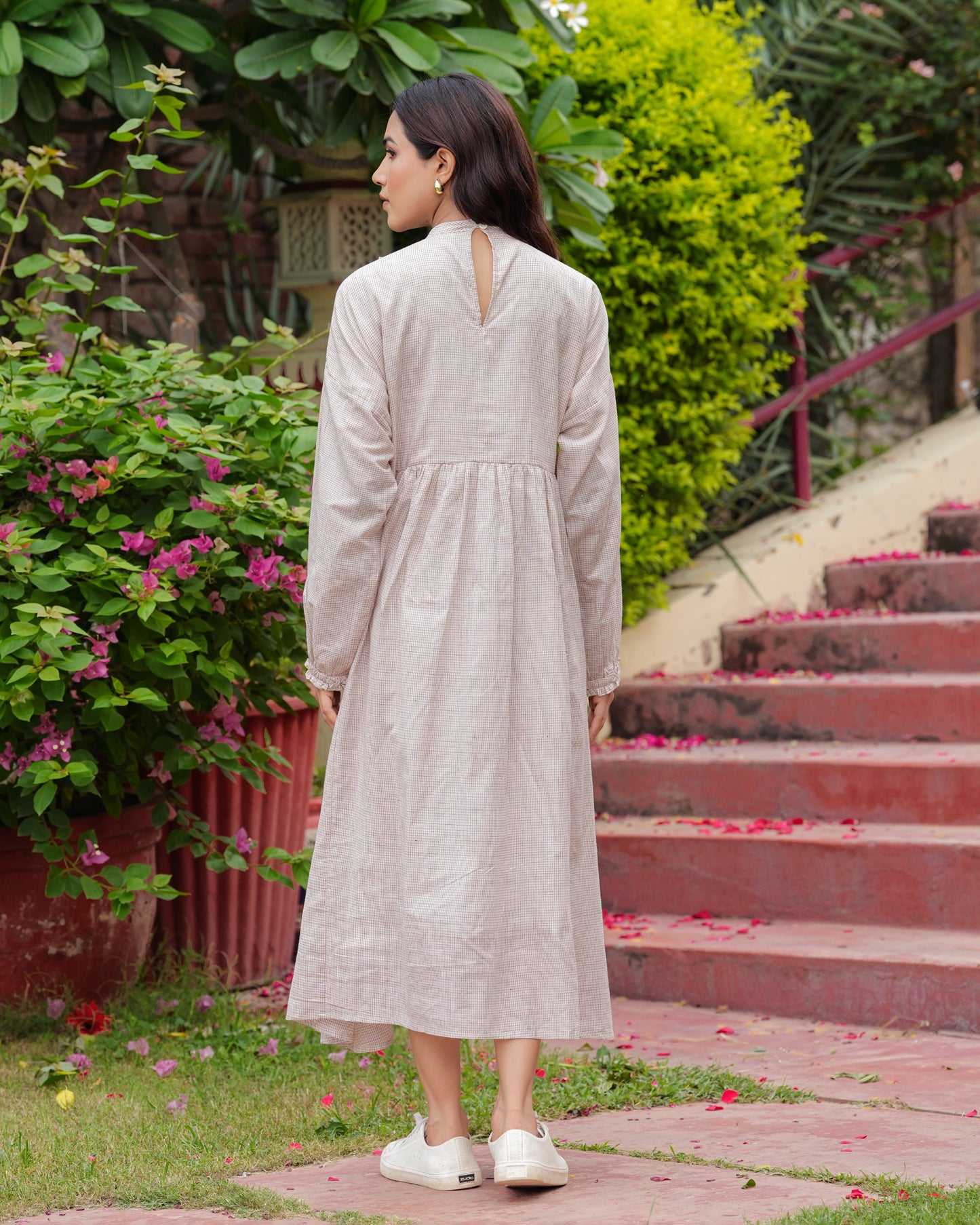 Khadi Cotton Malti Midi Dress