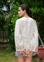 Beautuifull Embroidered Jesika Kaftan Top