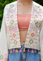 Beautuifull Embroidered Jesika Kaftan Top