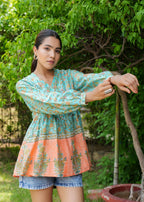 Hand Block Printed Ananya Blouse
