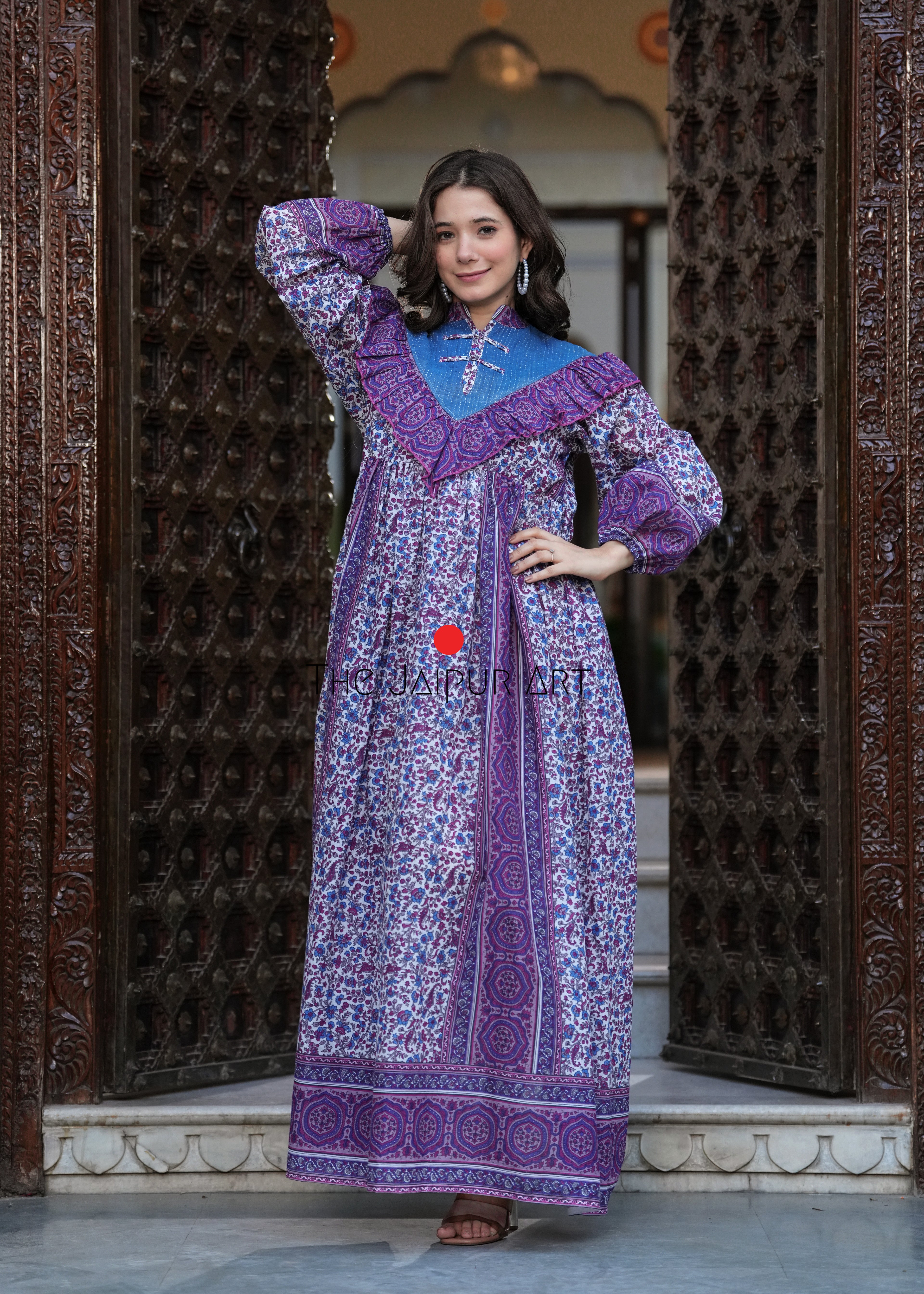 Fumiko Quilted Maxi Dress