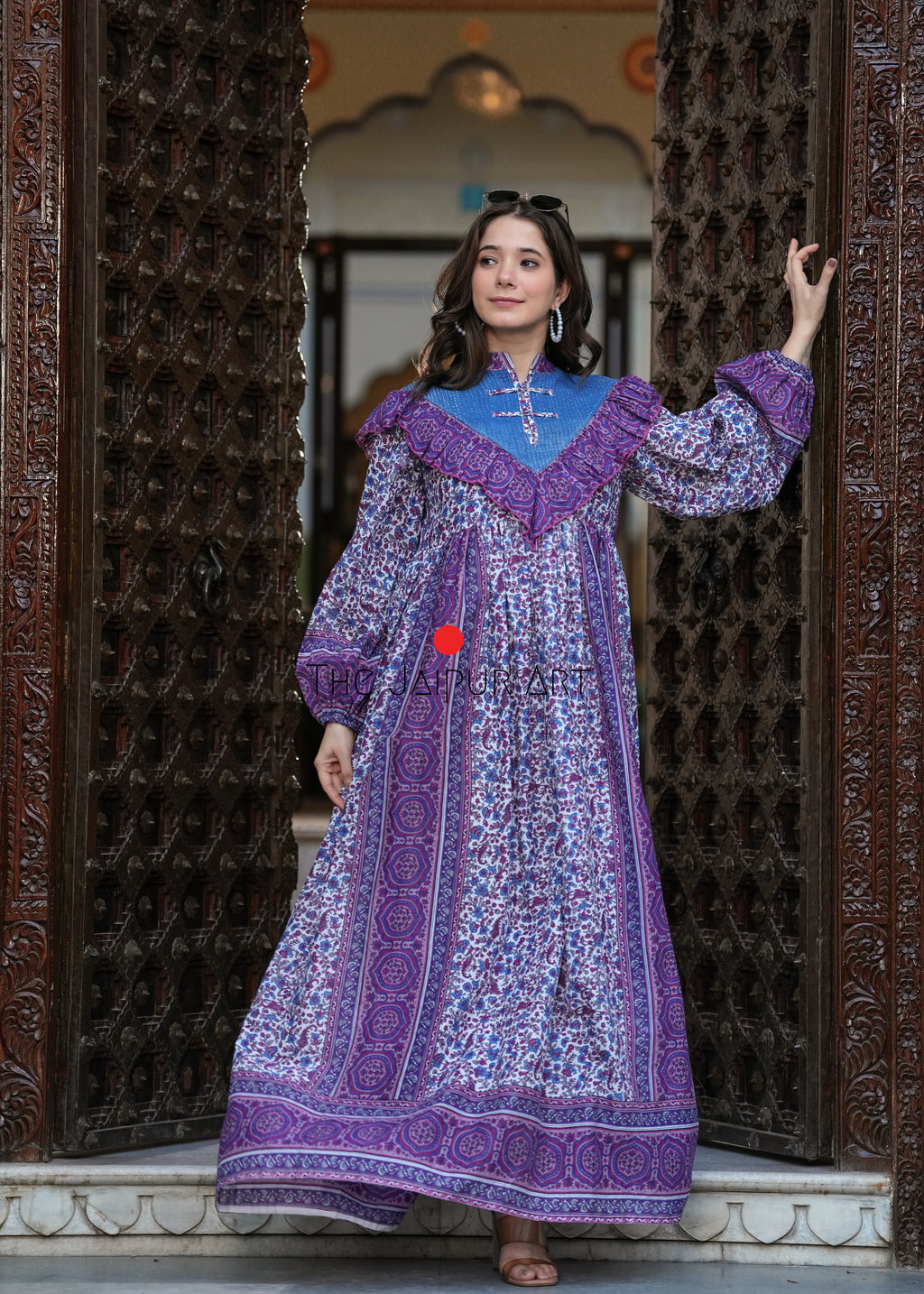 Fumiko Quilted Maxi Dress