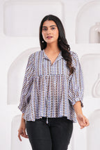 Hand Block Printed Rivka Top