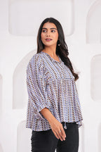 Hand Block Printed Rivka Top