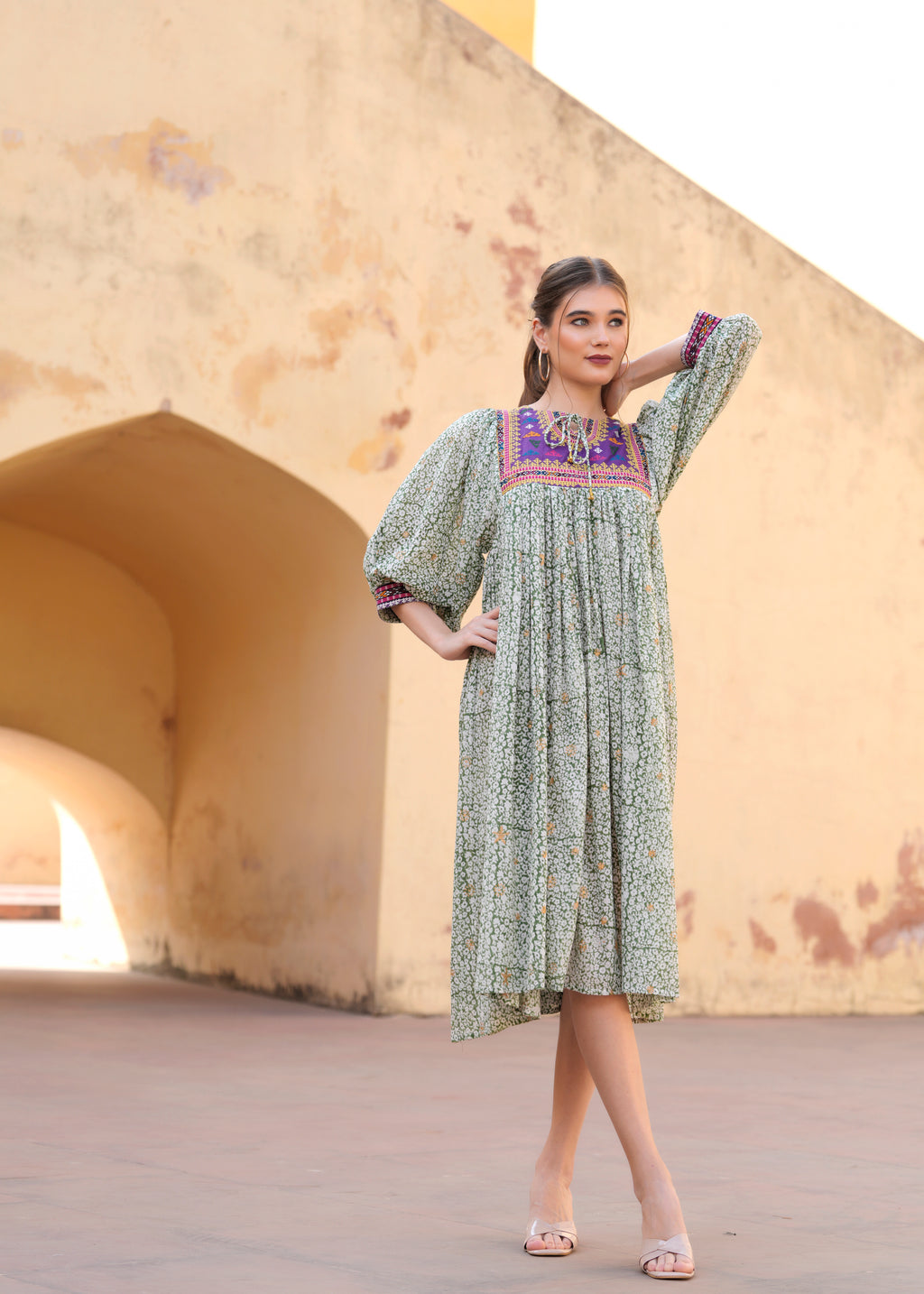 Cotton summer midi Dress