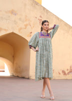 Cotton summer midi Dress