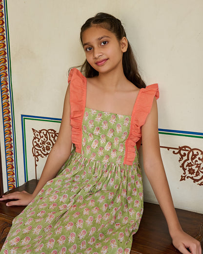 Block printed dresses