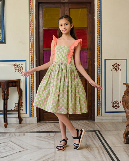Block printed dresses