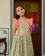 Block printed dresses